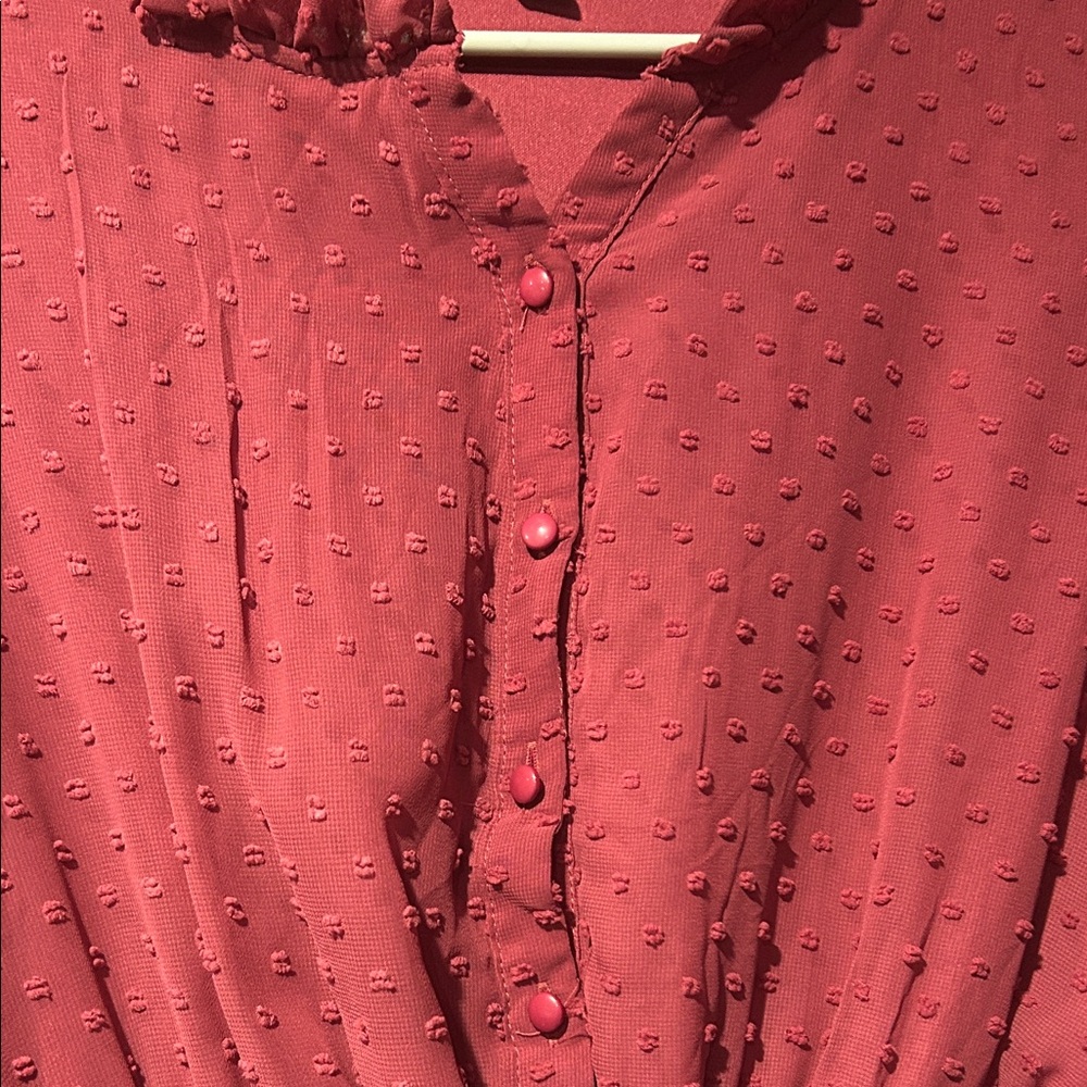 J for Justify Maroon Dress - Picture 4 of 5